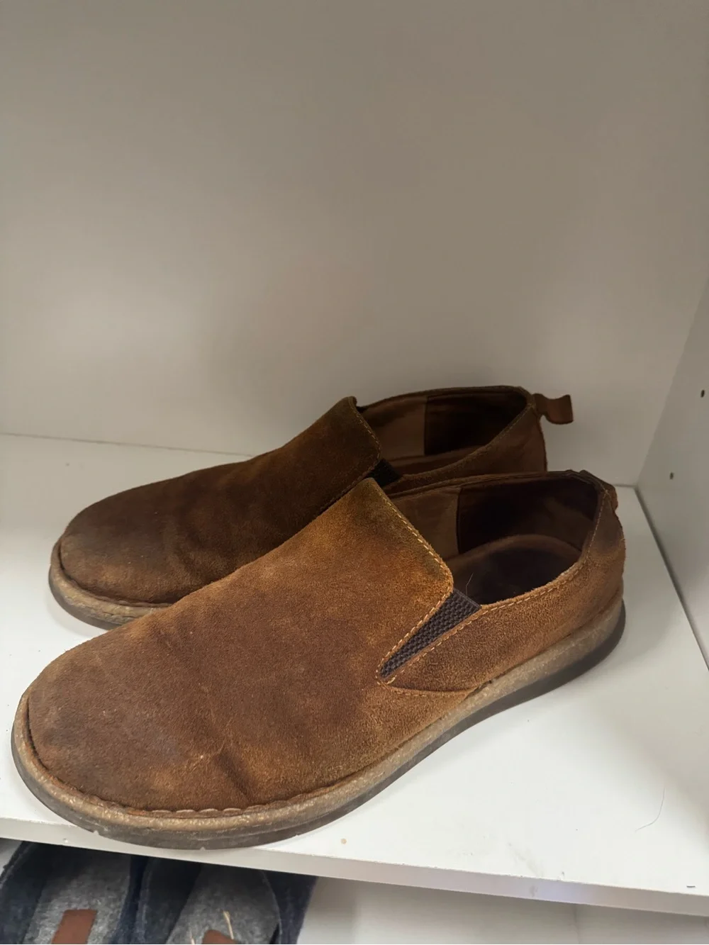 Born Bryson Slip-On Suede Men's Shoes in Brown